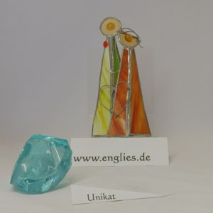 verliebtes Paar, D 2  Glas-Art-Unikat