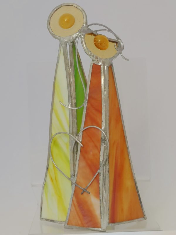 verliebtes Paar, D 2  Glas-Art-Unikat – Bild 2